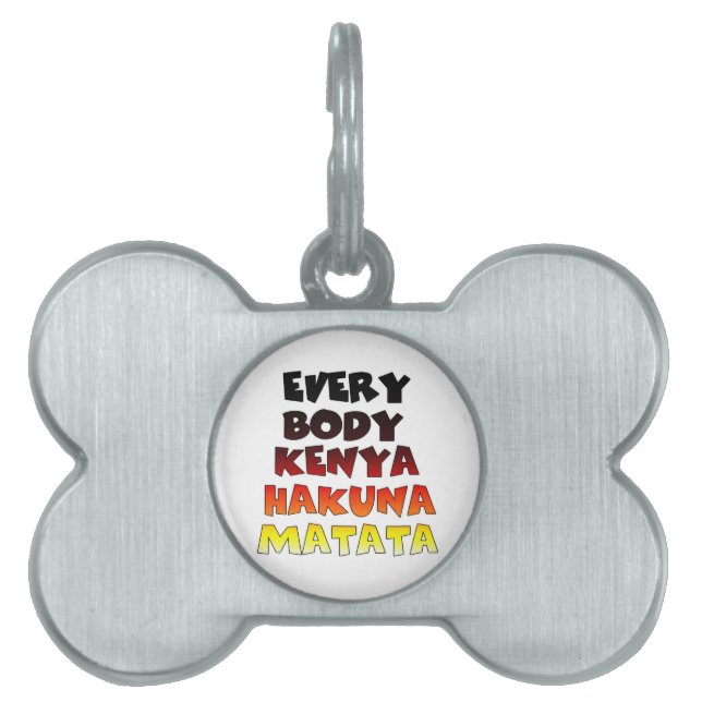 Schönes Kenia-Design für Phantastische Textpassage Tiermarke (Vorderseite)