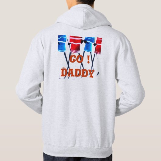 Schönes Kenya Maasai Moran Walking Tall Hoodie (Rückseite)