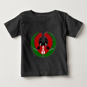 Schönes Kenya Tapestes: Kenyan Flag Butterfly Baby T-shirt