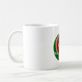 Schönes Kenya Tapestes: Kenyan Flag Butterfly Mo Kaffeetasse (Links)