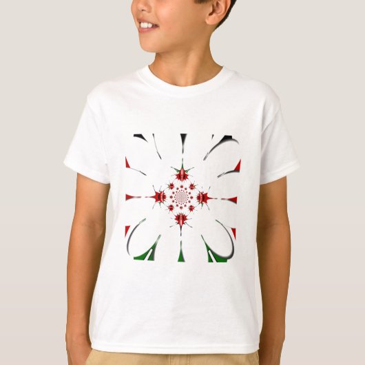Schönes Kenya Tapestes: Kenyan Flag Butterfly T-Shirt (Vorderseite)