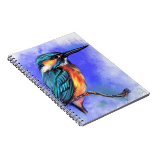 Schönes Kingfisher Bird-Notebook Notizblock