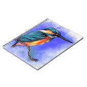 Schönes Kingfisher Bird-Notebook Notizblock (Linke Seite)