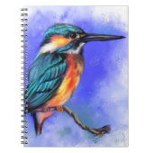Schönes Kingfisher Bird-Notebook Notizblock (Vorderseite)