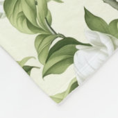 Schönes klassisches Blumenmuster Fleecedecke (Ecke)