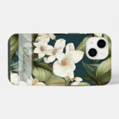 Schönes klassisches Blumenmuster iPhone Hülle (Rückseite (Horizontal))