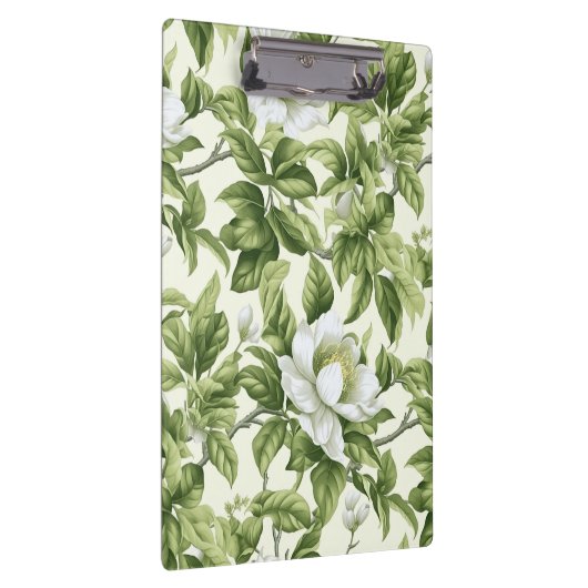 Schönes klassisches Blumenmuster Klemmbrett (Rechts)