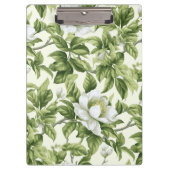 Schönes klassisches Blumenmuster Klemmbrett (Vorderseite)