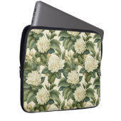 Schönes klassisches Blumenmuster Laptopschutzhülle (Vorne Rechts)
