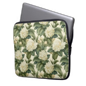 Schönes klassisches Blumenmuster Laptopschutzhülle (Vorderseite Links)