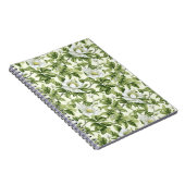 Schönes klassisches Blumenmuster Notizblock (Rechte Seite)