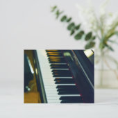 Schönes Klavier Postkarte (Stehend Vorderseite)