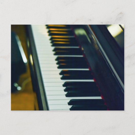 Schönes Klavier Postkarte (Vorderseite)