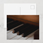 Schönes Klavier Postkarte (Vorne/Hinten)