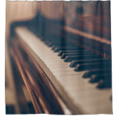 Schönes Klavierdesign Duschvorhang (Vorderseite)