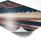 Schönes Klavierdesign Fotodruck (Ecke)