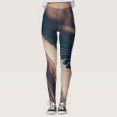 Schönes Klavierdesign Leggings (Vorderseite)