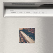 Schönes Klavierdesign Magnet (In Situ (Geschirrspüler))