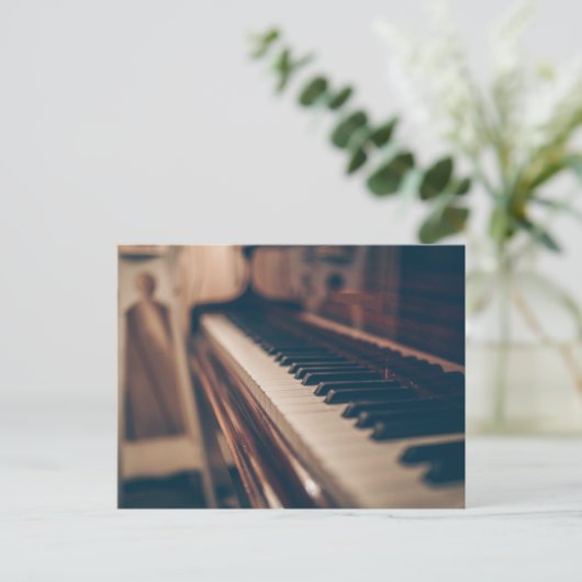 Schönes Klavierdesign Postkarte (Stehend Vorderseite)