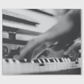 Schönes Klavierwerk Geschenkpapier (Flach)