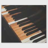 Schönes Klavierwerk Geschenkpapier (Flach)