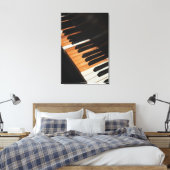 Schönes Klavierwerk Leinwanddruck (Insitu (Schlafzimmer))