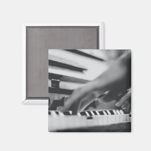 Schönes Klavierwerk Magnet (Vorderseite/Rückseite)