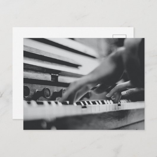 Schönes Klavierwerk Postkarte (Vorne/Hinten)
