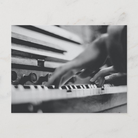 Schönes Klavierwerk Postkarte (Vorderseite)