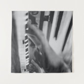 Schönes Klavierwerk Wandteppich (Vorderseite (Horizontal))