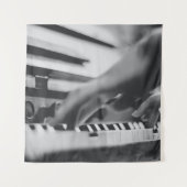 Schönes Klavierwerk Wandteppich (Vorderseite)