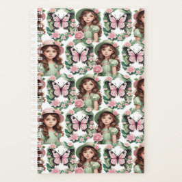 Schönes kleines Mädchen Planer