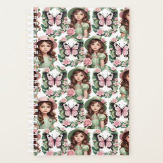 Schönes kleines Mädchen Planer