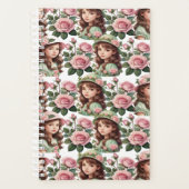 Schönes kleines Mädchen Planer (Vorderseite)