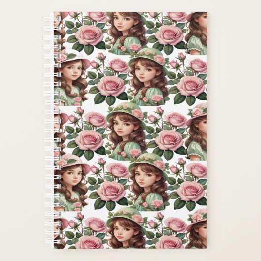 Schönes kleines Mädchen Planer (Vorderseite)