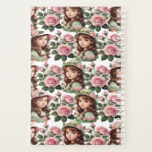 Schönes kleines Mädchen Planer (Rückseite)