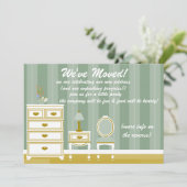 Schönes kleines Zimmer Einladung (Stehend Vorderseite)