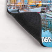 Schönes Kopenhagen, Dänemark Mousepad (Ecke)