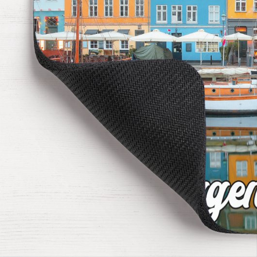 Schönes Kopenhagen, Dänemark Mousepad (Ecke)