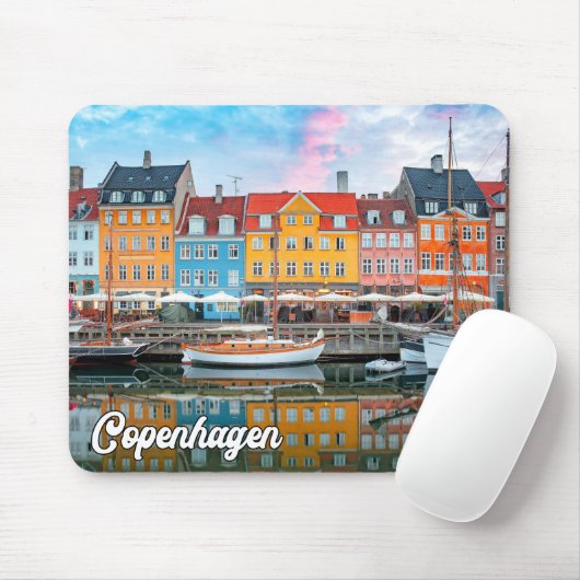 Schönes Kopenhagen, Dänemark Mousepad (Mit Mouse)
