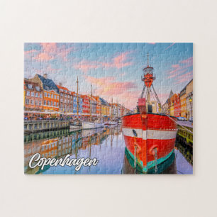 Schönes Kopenhagen, Dänemark Puzzle