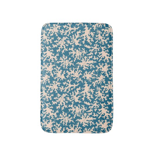 Schönes Korallenmuster Badematte (Vorderseite Vertikal)