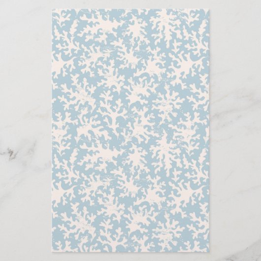 Schönes Korallenmuster Briefpapier (Vorderseite)