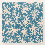 Schönes Korallenmuster Glasuntersetzer<br><div class="desc">Schöne Vintage Korallen nahtlos für Ihr Geschäft © und ® Bigstock® - Alle Rechte vorbehalten.</div>