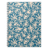 Schönes Korallenmuster Notizblock (Vorderseite)