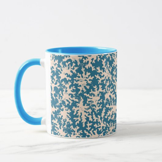 Schönes Korallenmuster Tasse (Links)