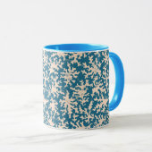 Schönes Korallenmuster Tasse (VorderseiteRechts)