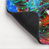Schönes Korallenriff mit Clownfisch Mousepad (Ecke)
