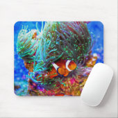 Schönes Korallenriff mit Clownfisch Mousepad (Mit Mouse)