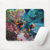Schönes Korallenriff mit Fisch Mousepad (Mit Mouse)